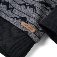 Kindertrui met heuvelprint 140 gemleerd marineblauw - thumbnail