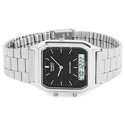 Unisex horloge Casio EDGY COLLECTION - BLACK Zwart Zilverkleurig