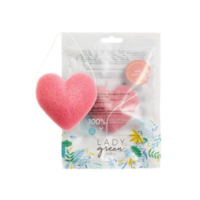 Konjac gezichtsspons rose