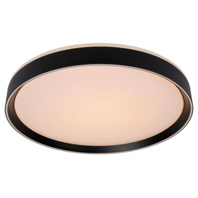 Lucide NURIA - Plafonnière - Ø 50 cm - LED 3 StepDim - 1x36W 2700K - Zwart