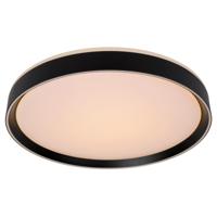 Lucide NURIA - Plafonnière - Ø 50 cm - LED 3 StepDim - 1x36W 2700K - Zwart - thumbnail