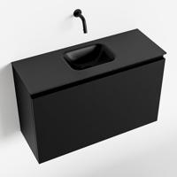 MONDIAZ OLAN 80cm toiletmeubel urban. LEX wastafel urban midden geen kraangat - thumbnail