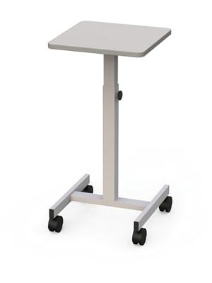 MAUL projectietafel, grijs, ft 38 x 38 cm, h 64-100 cm