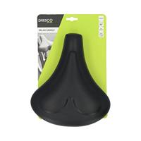 Dresco City holland fietszadel gel zwart - thumbnail