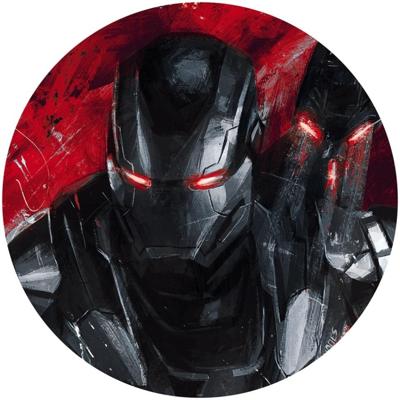 Noordwand Komar Dots Behangcirkel Marvel - Avengers - Painting War-Machine - DD1-050