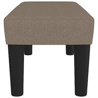 Bankje 70x30x30 cm stof taupe - thumbnail
