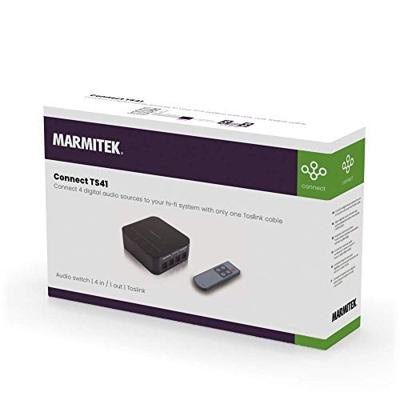 Connect TS41 - Optical switch - 4 in / 1 uit - Toslink Connect TS41 - Optical switch - 4 in / 1 uit - Toslink