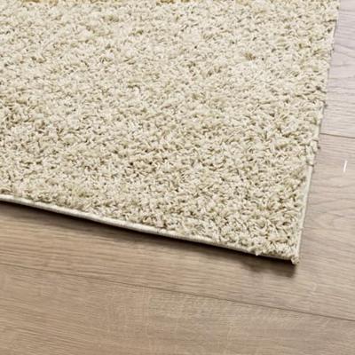 VidaXL Vloerkleed pamplona shaggy hoogpolig modern 80x250 cm goudkleur - thumbnail