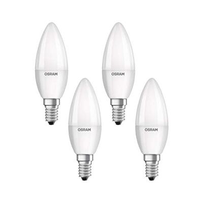 OSRAM HOMELIGHTING 4058075819610 LED-lamp Energielabel F (A - G) E14 Kaars 4.9 W = 40 W Koudwit (Ø x l) 37 mm x 96 mm 4 stuk(s) OSRAM HOMELIGHTING 4058075819610 LED-lamp Energielabel F (A - G) E14 Kaars 4.9 W = 40 W Koudwit (Ø x l) 37 mm x 96 mm 4 stuk(s)