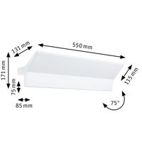 Paulmann Stine 79512 Wandlamp 13 W LED Wit (mat) - thumbnail