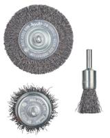 kwb Draadborstelset, 4-delig, staaldraad, gegolfd 597500 1 set(s) - thumbnail