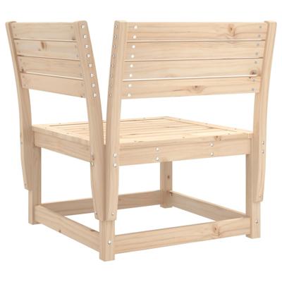 5-delige Loungeset met kussens massief grenenhout