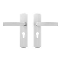 AXA Binnendeurbeslag Curve Klik kruk Blok PC55 Aluminium - thumbnail