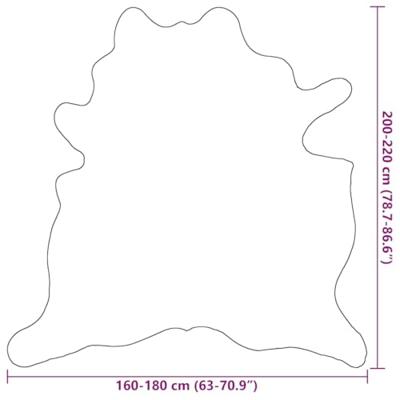 Vloerkleed 180x220 cm echte koeienhuid zwart en wit Vloerkleed 180x220 cm echte koeienhuid zwart en wit