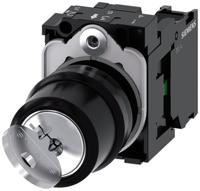 Siemens 3SU11004BF111BA0 3SU1100-4BF11-1BA0 Sleutelschakelaar Kunststof frontring Sleutel Zwart, Grijs 1 x 90 ° Sleutel-ontgrendeling 1 stuk(s) - thumbnail