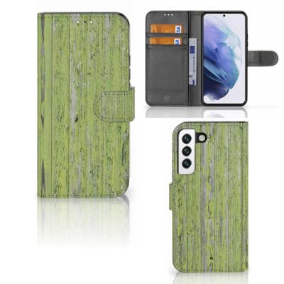 Samsung Galaxy S22 | Book Style Case | Green Wood