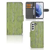 Samsung Galaxy S22 | Book Style Case | Green Wood - thumbnail