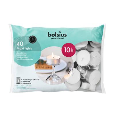 Bolsius - Theelichten groot - 40 stuks