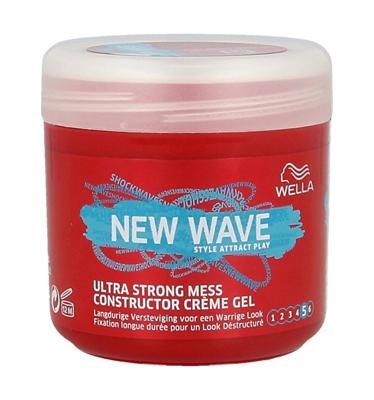Wella New Wave Ultra Strong Mess Maker Crème Gel Wella New Wave Ultra Strong Mess Maker Crème Gel