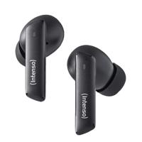 Intenso Buds Pro T500HAE schwarz In Ear oordopjes Bluetooth Zwart Noise Cancelling Waterafstotend Mobiele telefoon - thumbnail