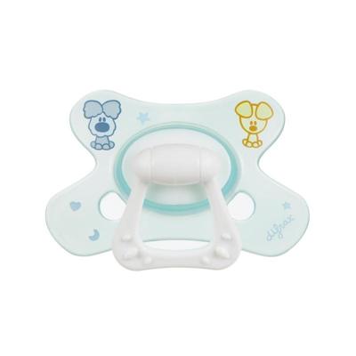 Difrax fopspeen Natural Woezel & Pip 6m+ siliconen Difrax fopspeen Natural Woezel & Pip 6m+ siliconen