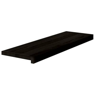 Traptreden 2 st 80x30x2 cm massief eikenhout donkerbruin - thumbnail