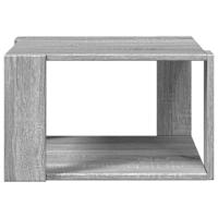 Salontafel 51,5x51,5x30 cm bewerkt hout grijs sonoma eikenkleur - thumbnail
