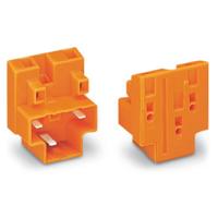 WAGO 730-113 Verbindingsklem Flexibel: - Massief: 0.75-1.5 mm² Aantal polen: 3 50 stuk(s) Oranje - thumbnail
