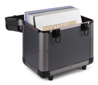 Power Dynamics RC80 Vinyl Record case voor 12 inch platen titanium - thumbnail
