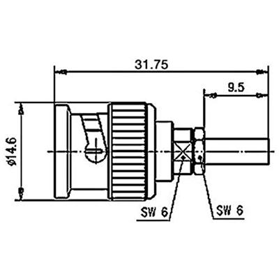 Telegärtner 100027456 100027456 BNC-connector Stekker, recht 50 Ω 1 stuk(s) Telegärtner 100027456 100027456 BNC-connector Stekker, recht 50 Ω 1 stuk(s)
