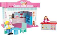 Speelhuis ijswinkel met accessoires - thumbnail