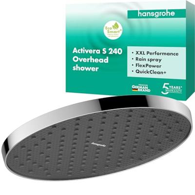 hansgrohe Activera S hoofddouche 240 - 1jet - EcoSmart+ - chroom 28057000 hansgrohe Activera S hoofddouche 240 - 1jet - EcoSmart+ - chroom 28057000
