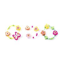 Armband DKD Home Decor Multicolour Blommor Kinderen - thumbnail