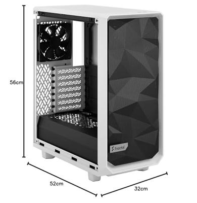 Fractal Design Meshify 2 Compact White TG Clear Tint
