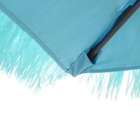 Parasol met stalen paal 290x290x238 cm blauw - thumbnail