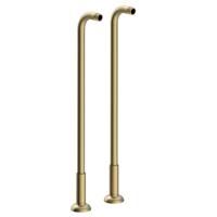 Badkraankoppelingen Tres Clasic Vrijstaand Verouderd Messing Mat - thumbnail