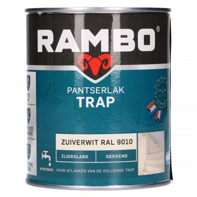 Pantserlak trap dek zg 9010 0,75l Rambo - Rambo Pantserlak trap dek zg 9010 0,75l Rambo - Rambo