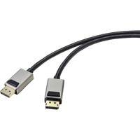 SpeaKa Professional SP-9510448 DisplayPort-kabel DisplayPort Aansluitkabel DisplayPort-stekker, DisplayPort-stekker 1.00 m Zwart 8K UHD - thumbnail