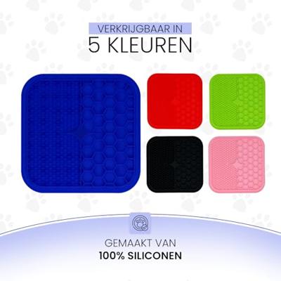 Eat Slow Live Longer Lick Mat Duo L Blue