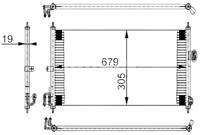 Condensor, airconditioning AC252000S - thumbnail