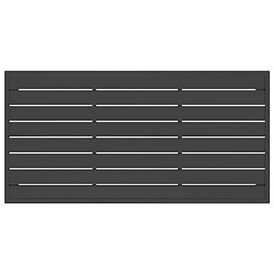 Tuintafel 110x55x35 cm staal antracietkleurig