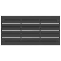Tuintafel 110x55x35 cm staal antracietkleurig - thumbnail