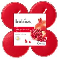 Bolsius Geurtheelicht 8 uur Pomegranate - 8 stuks - thumbnail