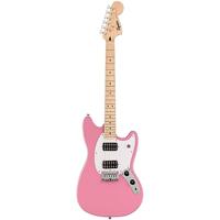 Squier Sonic Mustang HH MN Flash Pink elektrische gitaar - thumbnail