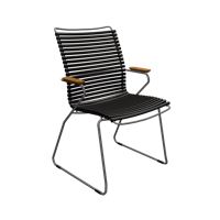 Houe Click Dining Tall tuinstoel Black - thumbnail