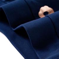Kindertrui bloemenprint 116 marineblauw - thumbnail