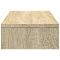 Monitorstandaard verstelbaar 60x24x10,5 cm hout sonoma eiken - thumbnail