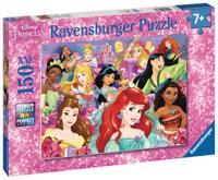 RAVENSBURGER - XXL puzzel van 150 stukjes Dromen kunnen uitkomen / Disney Prinsessen - thumbnail