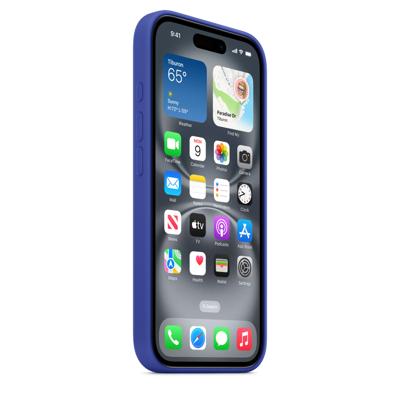 Apple Silicone MagSafe Hoesje iPhone 16 Ultramarine