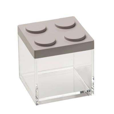 Omada - Brickstore Opbergbox 0,5 liter - Kunststof - Transparant Omada - Brickstore Opbergbox 0,5 liter - Kunststof - Transparant